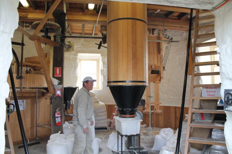 The miller at work