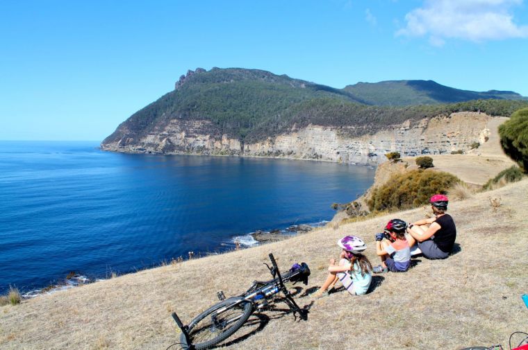 Looking towards Bishop and Clerk (mountains)